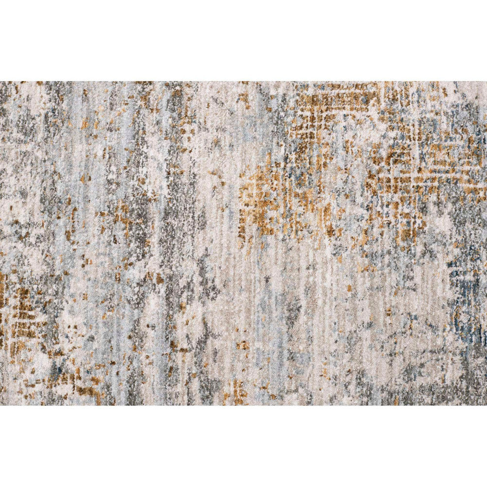 Impressions Abstract Area Rug - Blue, 7'10"