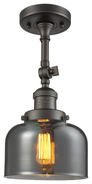 Innovations Lighting 201F-Ob-G73-Led 1 Light Dimmable Led Semi-Flush Mount