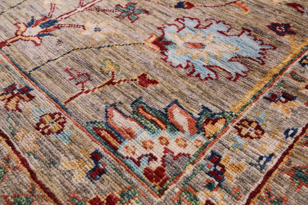 Runner Persian Tabriz Handmade Wool Rug 2' 8" X 9' 8" Q8396