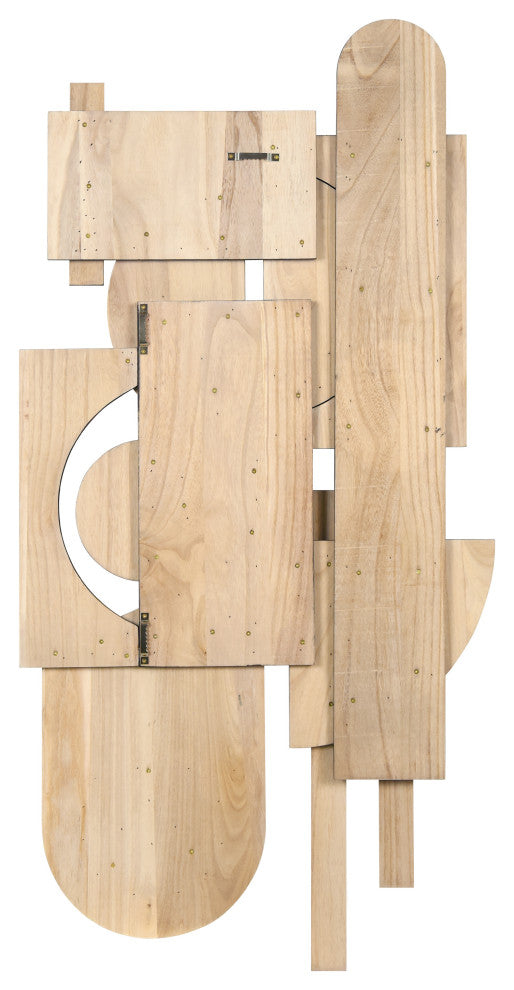 "Luminous Whisper and Dusk" Hand Made Solid Wood Abstracts