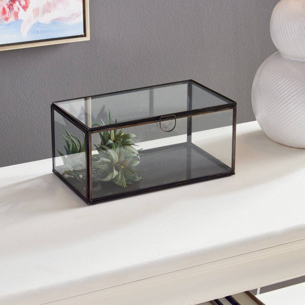 Arwen Rectangular Display Box, Black, 11x6x5