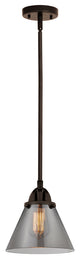 Large Cone Mini Pendant, Oil Rubbed Bronze, Plated Smoke, Plated Smoke