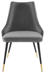 Adorn Tufted Performance Velvet Dining Side Chair - Gray