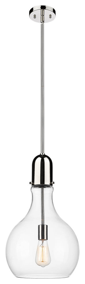 Innovations 492-1S-PN-G582-12-LED Amherst 1 Light Mini Pendant, Polished Nickel