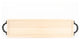 BigWood Boards Long Bread Board with Twisted Square Handles, Maple