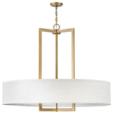 Hinkley Hampton Large Drum Chandelier, Brushed Bronze