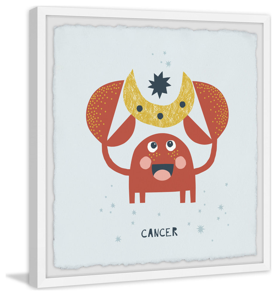 "Cancer" Framed Painting Print, 32x32