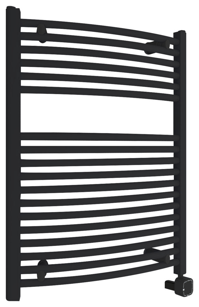 HEATGENE Smart Towel Warmer With Timer and Temperature Control, Matt Black