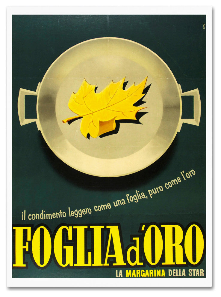 Vintage Apple Collection 'Margarine Foglia' Canvas Art, 19x14