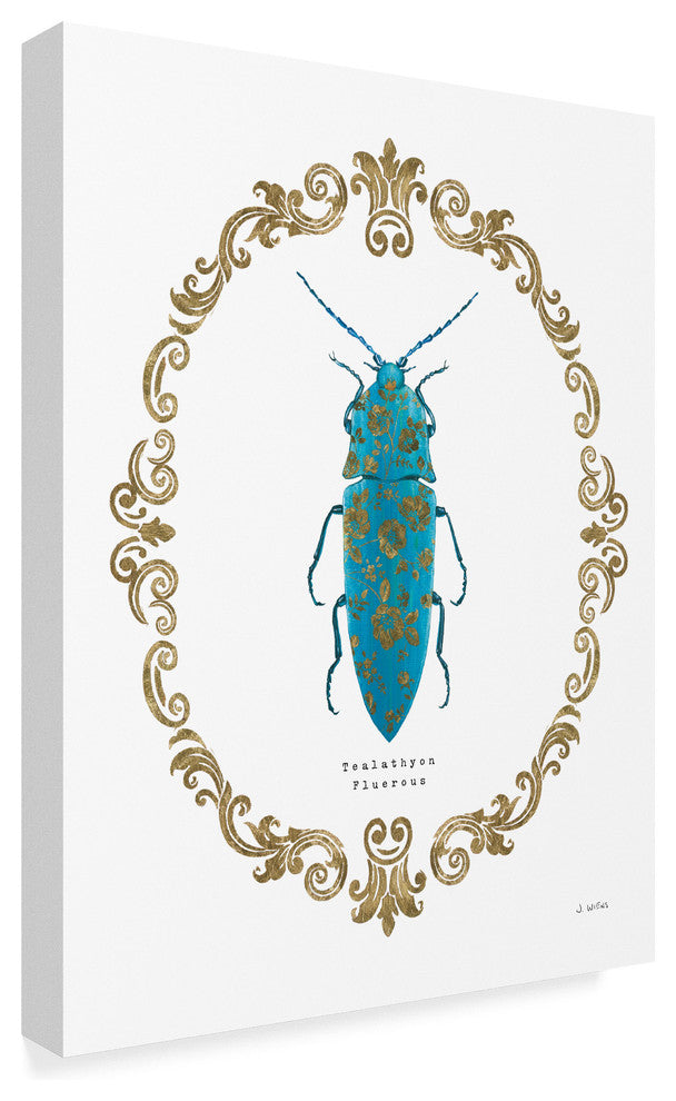 James Wiens ''Adorning Coleoptera Viii'' Canvas Art, 35"x47"