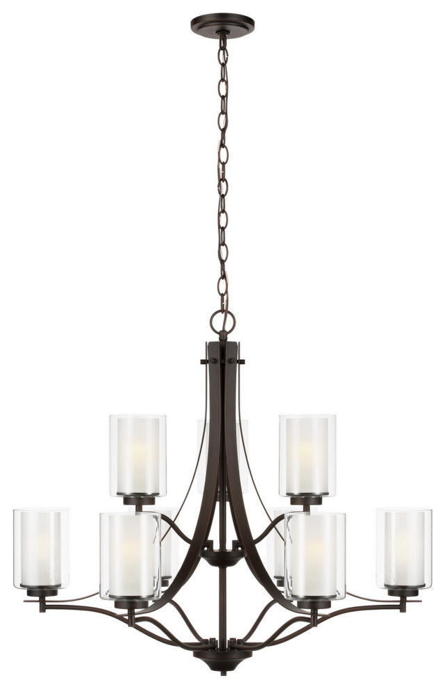 Generation Lighting Elmwood Park Nine Light Chandelier 3137309EN3-782
