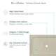Voltaire 48"x36" Acrylic White, Single-Threshold, Center Drain, Shower Base, 60"