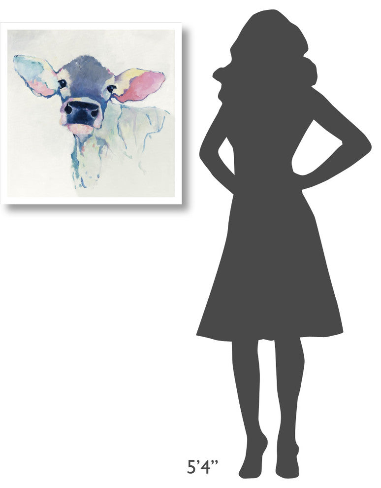 "Bessie with Color" Digital Paper Print by Avery Tillmon, 26"x26"