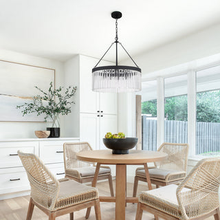 Crystorama Lighting Group EMO-5406 Emory 8 Light 24"W Crystal - Modern Gold