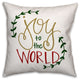 Joy to the World 16x16 Spun Poly Pillow