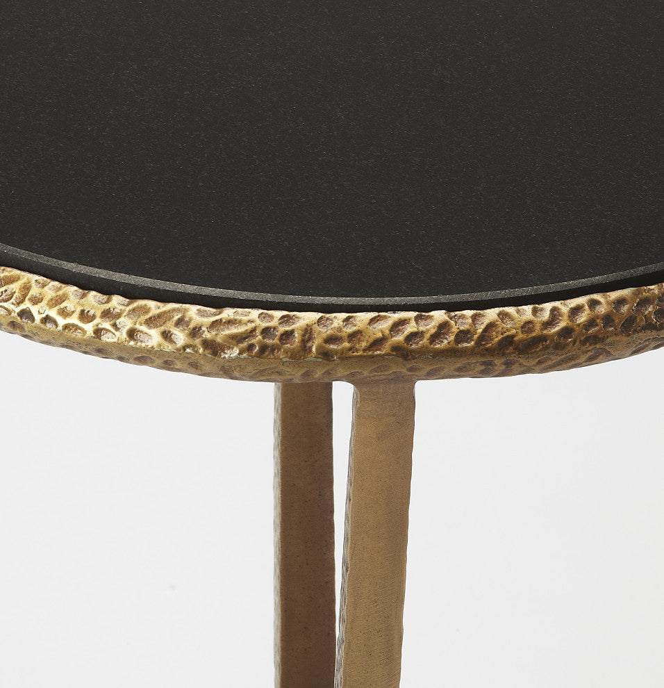 Switlania Marble Accent Table, Black