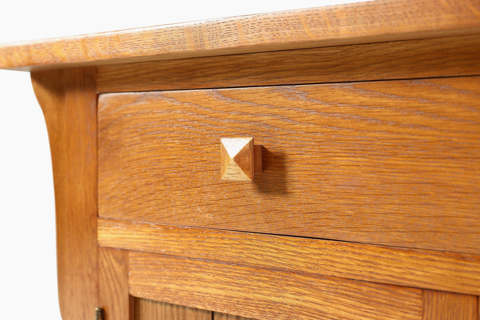 Mission Solid Oak Sideboard Cabinet, Entry Way Console