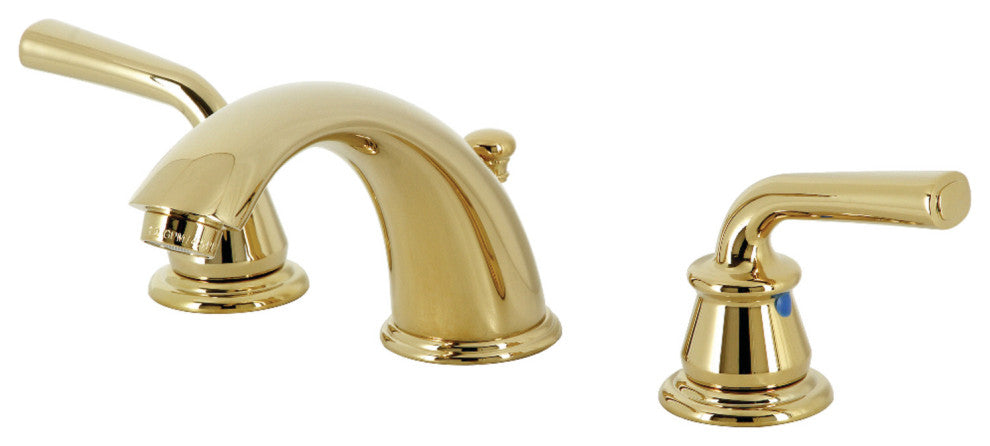 Kingston Brass KB962RXL Widespread Bathroom Faucet, Pop-Up Drain
