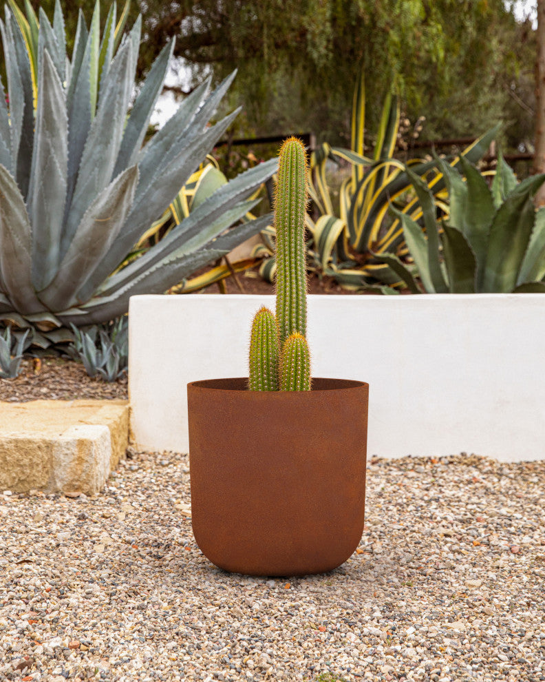 Veradek Patina Series Kona Planter Rust, Rust, 15", 1 Pack