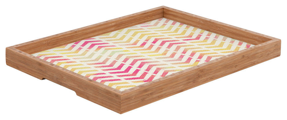 Allyson Johnson My Favorite Chevron Rectangular Tray
