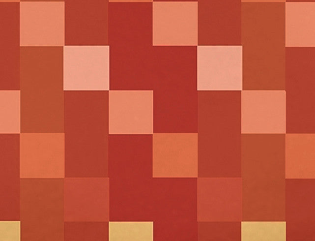 Mad for Plaid Geometric Print Bath Towel, Rust