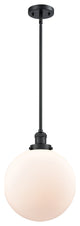 Beacon Mini Pendant, Matte Black, Matte White