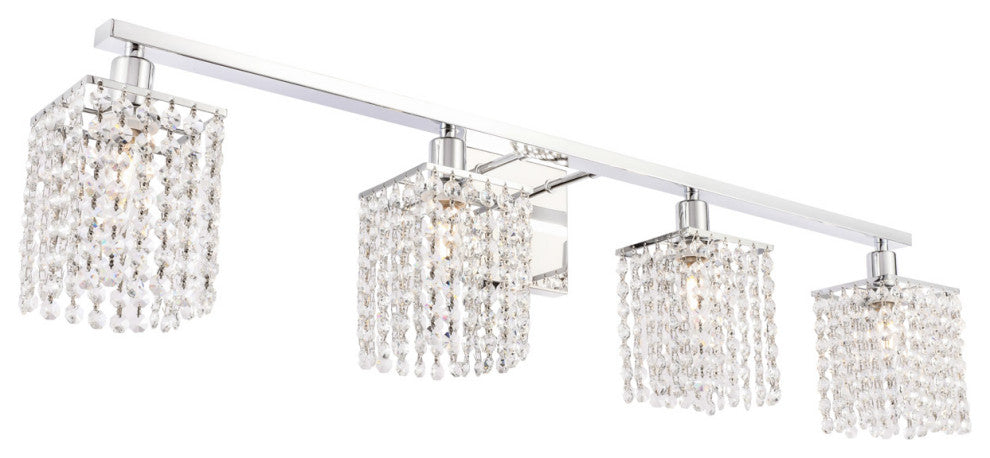 Elegant Lighting Phineas Four Light Wall Sconce LD7013C