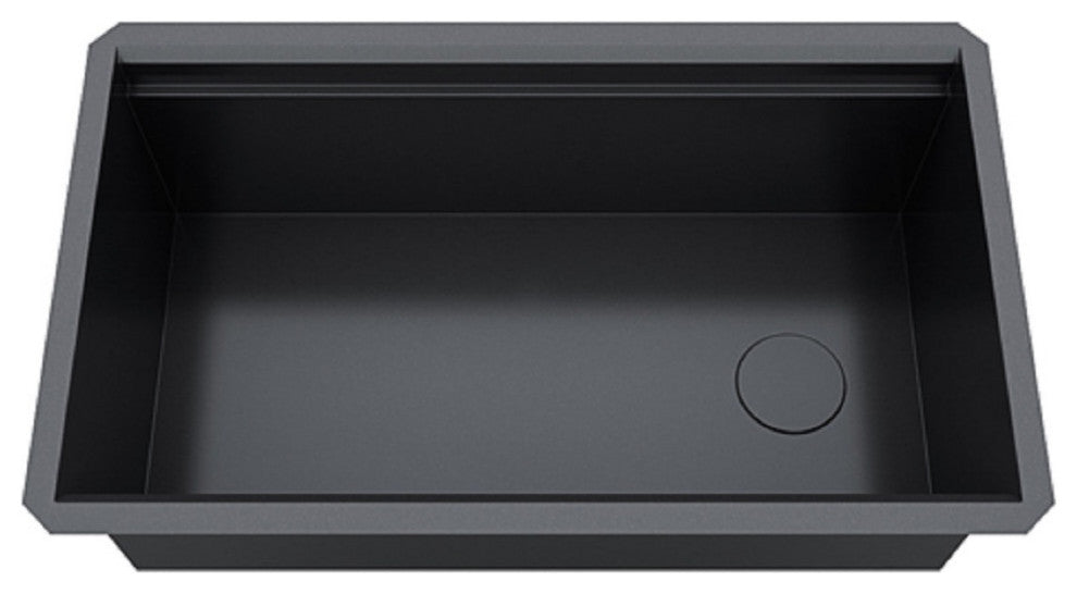 Galaxy BLK ALL-IN-ONE Workstation 32" 16-Gauge Undermount Single Bowl