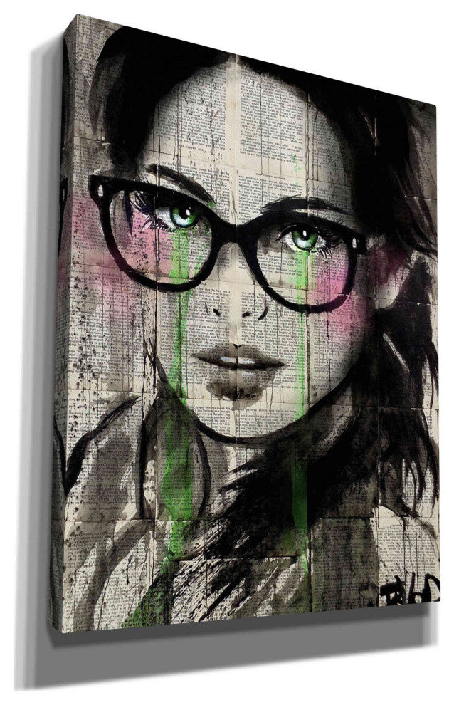 Epic Graffiti "Prudencee2" by Loui Jover, Giclee Canvas Wall Art, 26"x34"
