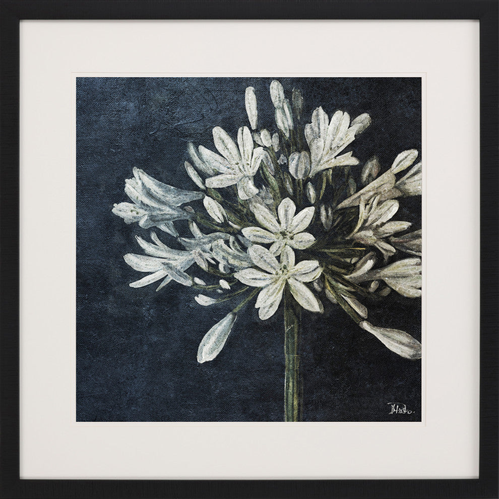 Midnight Lilies I Framed Art