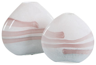 Uttermost - 18159 - Vases, S/2 - Blush - White And Green-gray