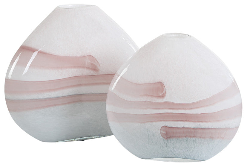 Uttermost - 18159 - Vases, S/2 - Blush - White And Green-gray