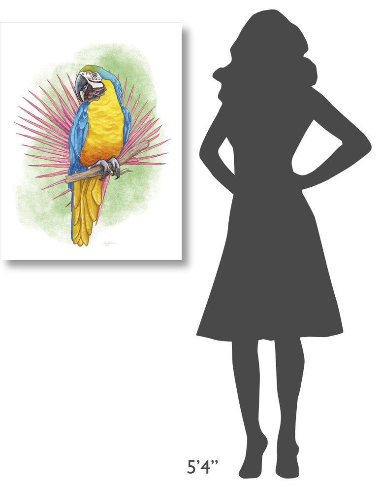 "Tropical Flair I" Digital Paper Print by Mary Urban, 26"x34"