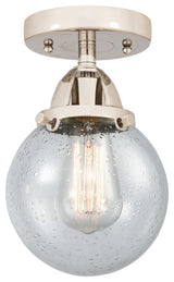 Beacon Semi-Flush Mount, Polished Nickel, Seedy, Seedy