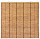 Burnt Bamboo Cordless Window Shade, Two-tone Honey, 48" W