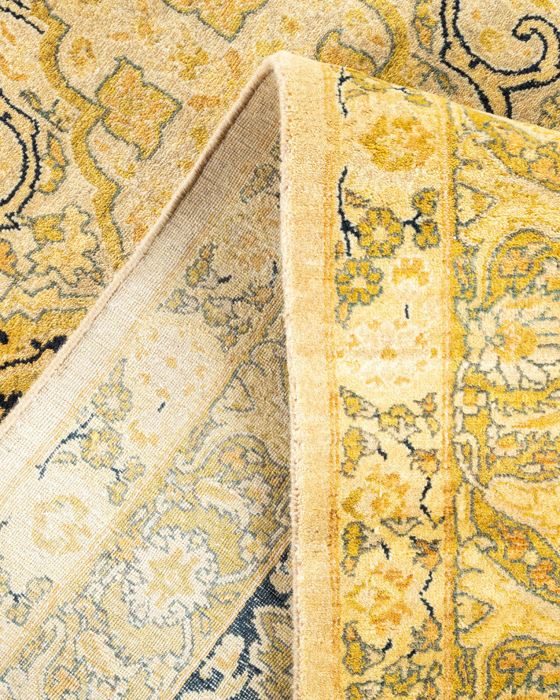 Madison, One-of-a-Kind Hand-Knotted Area Rug, Ivory, 8' 1"x10' 1"
