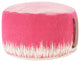 Mina Victory AS263 Pouf, Hot Pink, 20"X20"X12"