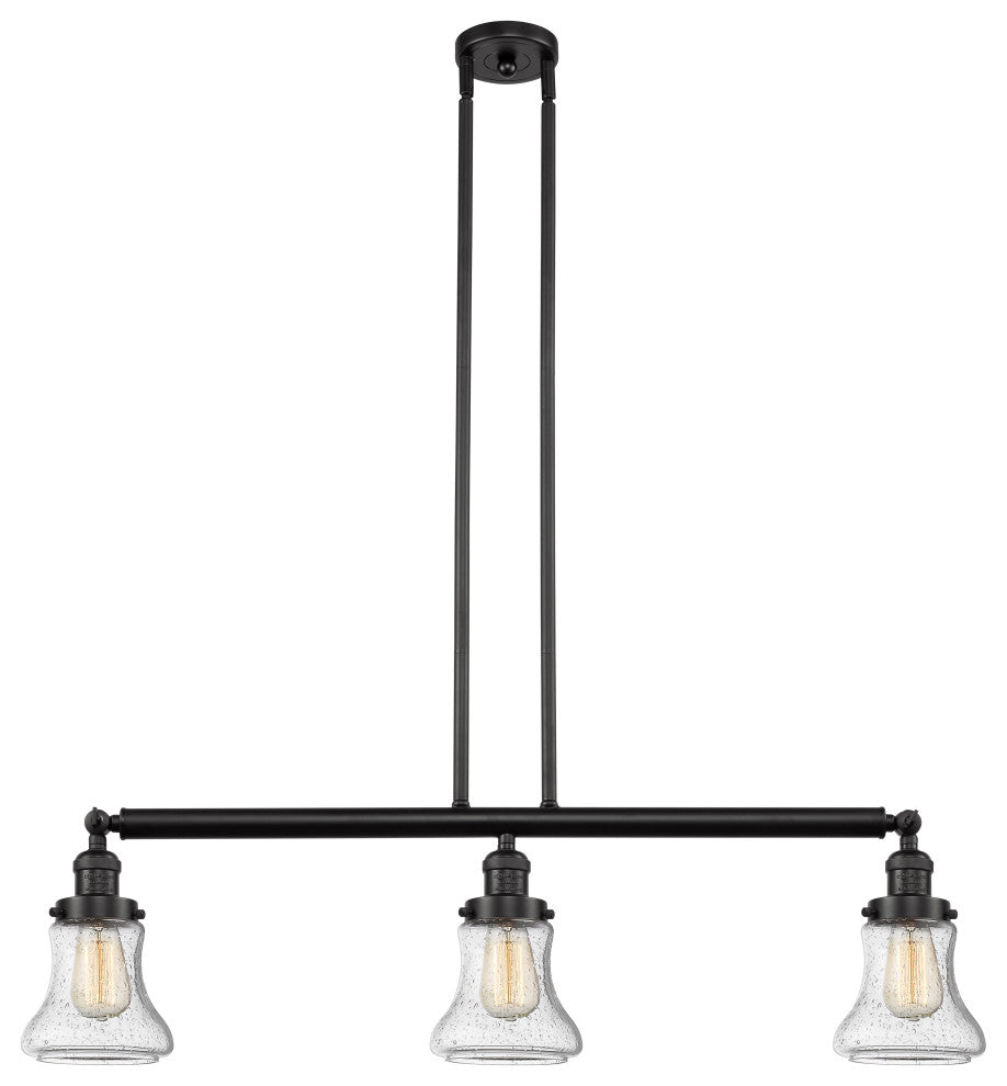 Innovations Lighting 213-Ob-S-G194-Led 3 Light Dimmable Led Island Light