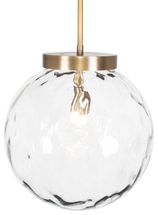 Uttermost Gaia 1 Light Watered Glass Pendant