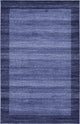 Unique Loom Navy Blue Del Mar Abigail 5' 0 x 8' 0 Area Rug