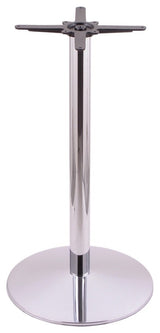 Holland Bar Stool 214 Chrome Cast Iron Bar H Base, 22'