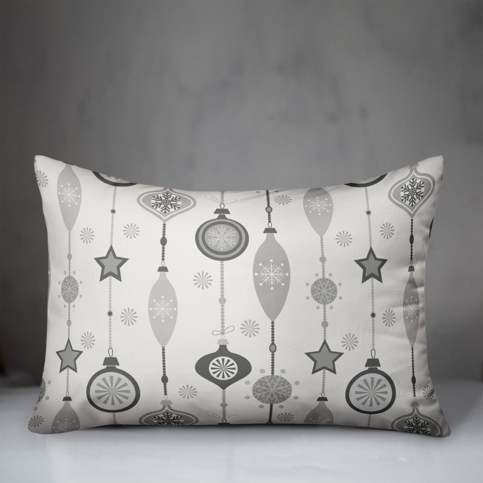 Ornament Pattern 14"x20" Throw Pillow
