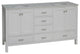 Horizon 72" Double Bathroom Vanity, White, Engineered Carrara