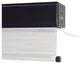 Outdoor Valanced Remote Control Operated Sunshade, Pearl Fabric, Pearl, 96x96