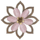 Pink Layered Floral Wall D"cor