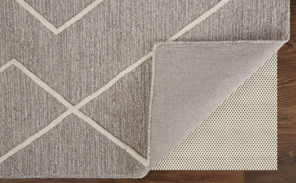 Euclid T8004 Transitional/Industrial/Farmhouse Area Rug, 9'6"x13'6"