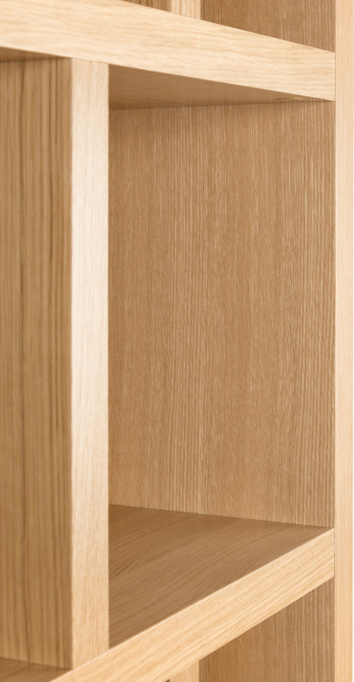 Berlin 5 Levels Bookcase, 70 cm., Oak