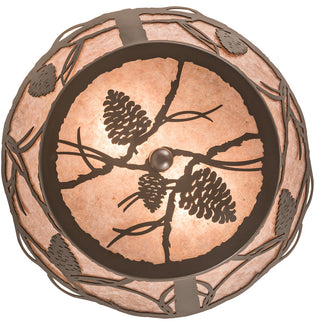 12 Wide Whispering Pines Flushmount