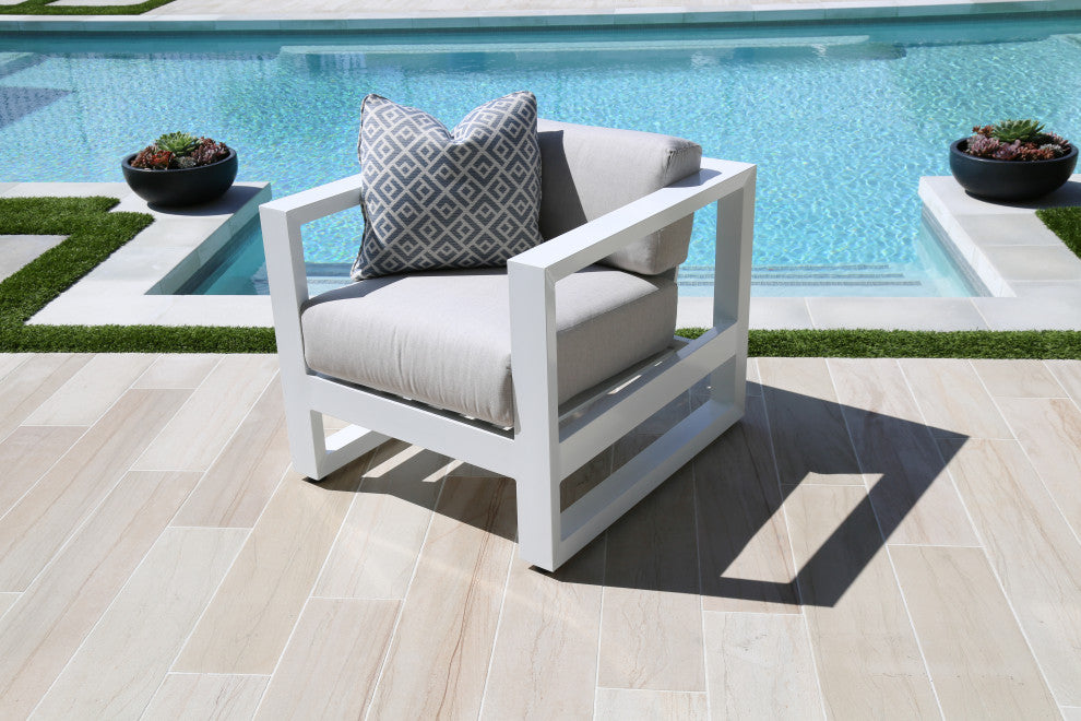 Newport Sunbrella Upholstered Outdoor Club Chair