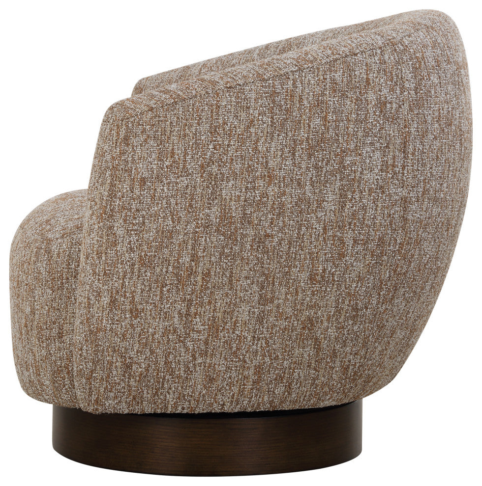 Uttermost Dunes Fabric Swivel Chair